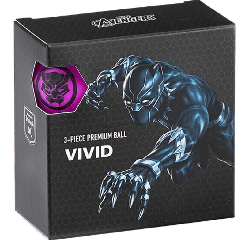 Volvik Marvel Golf Balls 4pk-Black Panther - Image 1